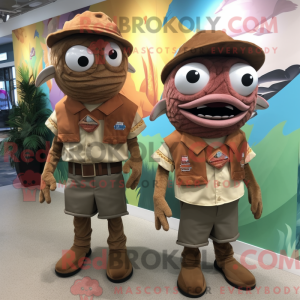 Mascot karakter van een...