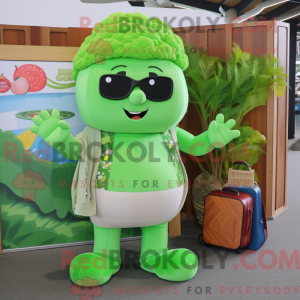 Mascot character of a Green...