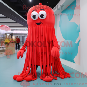 Mascot character of a Red...