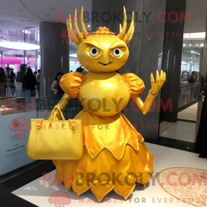 Mascot character of a Gold...