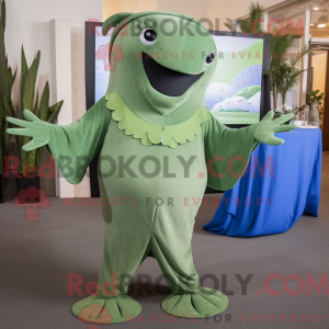 Maskot-karakter af en Olive...