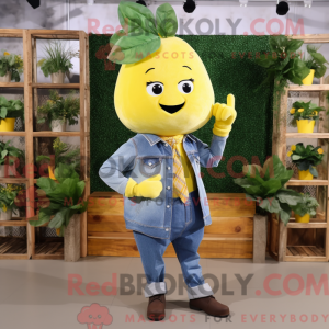 Mascottefiguur van een...