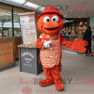 Mascot character of a Red...