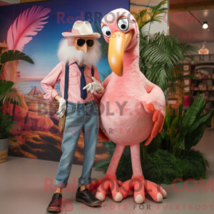 Máscara de flamingo com...