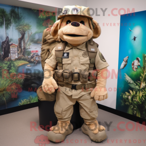Mascottekarakter van een...