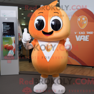 Mascot character of a Peach...