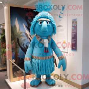 Mascottefiguur van een...