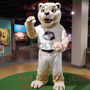 Mascot character of a White...