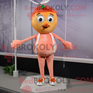 Mascot character of a Peach...