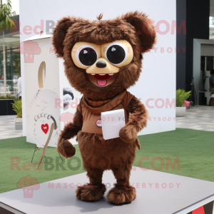 Brown Love Letter mascotte...