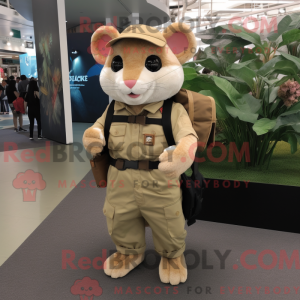 Maskot karakter af en Tan...