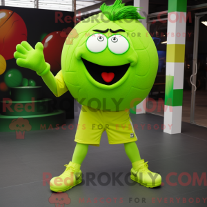 Mascot character of a Lime...