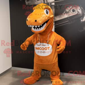 Mascot character of a Rust...