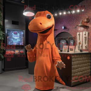Mascot character of a Rust...