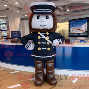 Mascot character of a Navy...