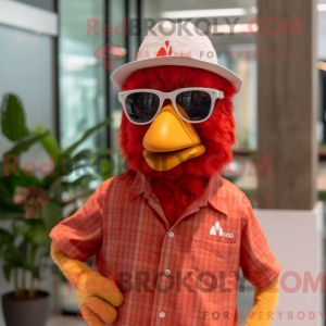 Mascot character of a Red...