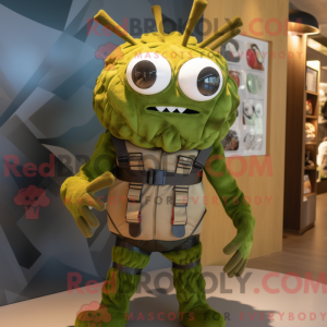 Mascot character of a Olive...