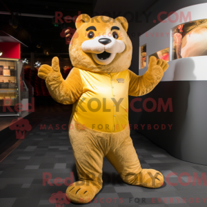 Mascot character of a Gold...