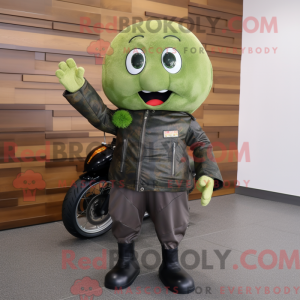 Mascot character of a Olive...