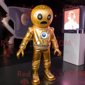 Mascot character of a Gold...