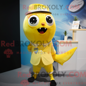 Mascottekarakter van een...
