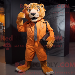 Maskot karakter af en...