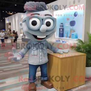 Mascot character of a Gray...