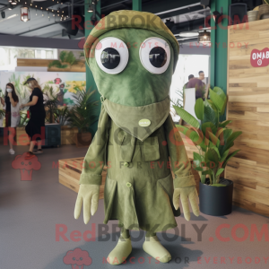 Postava maskota Olive Squid...