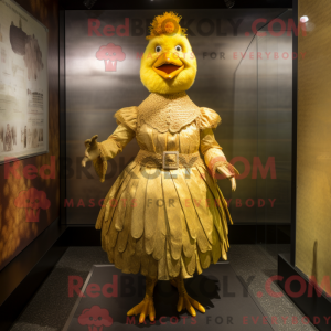 Mascot character of a Gold...