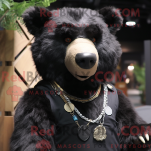 Mascot character of a Black...
