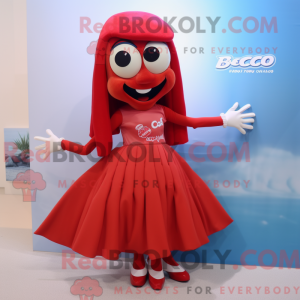 Mascot character of a Red...