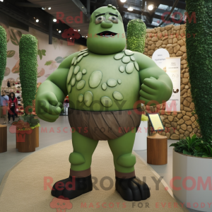 Mascot character of a Olive...