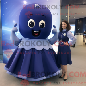 Maskotkarakter av en Navy...