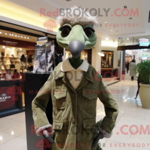 Mascot character of a Olive...