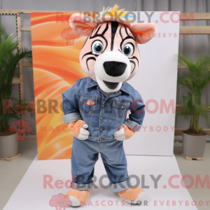 Mascot character of a Peach...