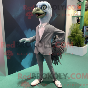 Mascot character of a Gray...