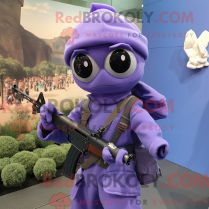 Maskottchen eines Lavender...