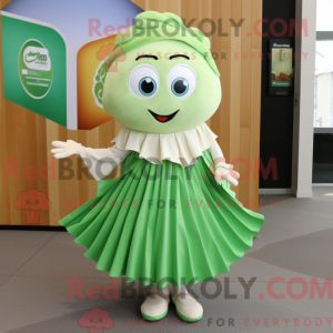 Mascot character of a Green...