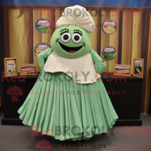 Mascot character of a Green...