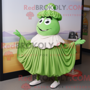 Mascot character of a Green...