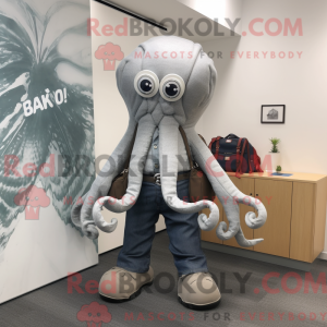 Mascot character of a Gray...