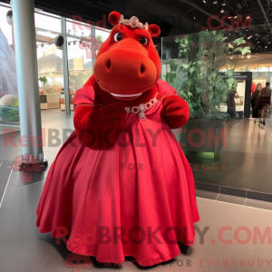 Mascot character of a Red...