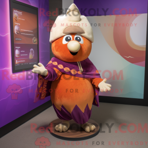 Mascot character of a Tan...