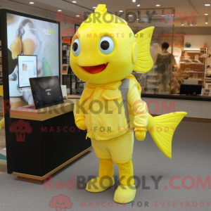 Mascot character of a Lemon...