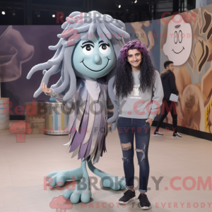 Mascot character of a Gray...