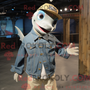 Mascot character of a Beige...