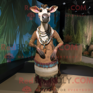 Mascot-karakter af en Tan...