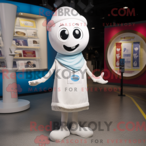 Mascot character of a White...