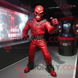 Mascot character of a Red...