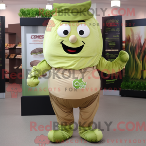 Mascot character of a Olive...